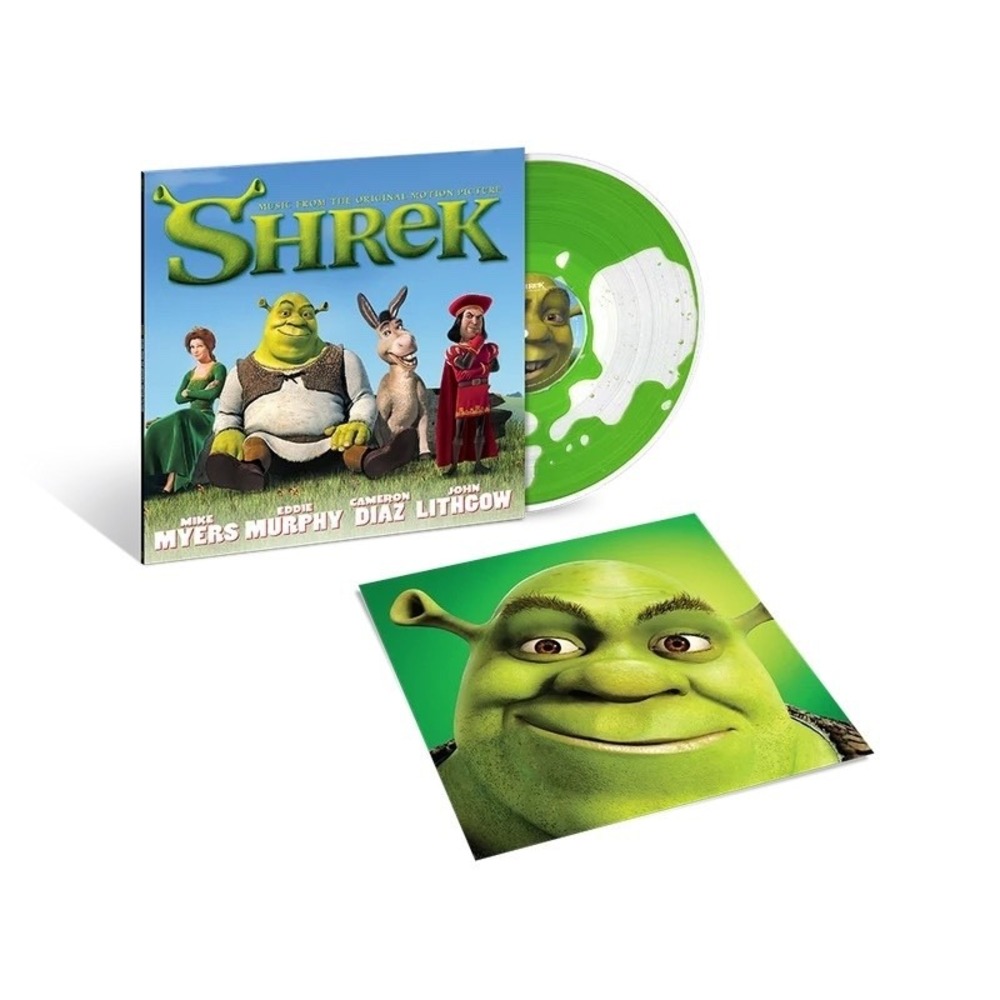 Shrek Soundtrack 25th Anniversary Swamp Juice Green Liquid Filled Vinyl LP NEW